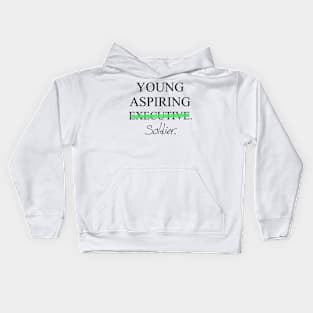 Young Aspiring Soldier Kids Hoodie